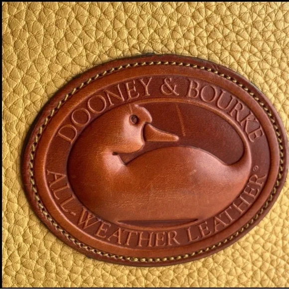 Dooney and Bourke Palomino Leather Norfolk Travel Luggage Bag Carry On - Picture 6 of 16